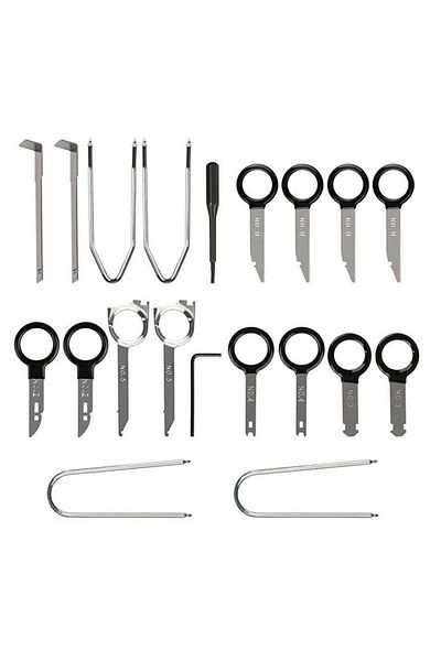 Choice Brand New 20pcs Stereo Dash CD Player Removal Tool Set Automobile Accessories Car Radio Audio Rem...