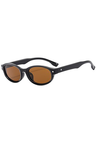 Choice black brown New Personalized Mi Nail Fashion Trend Sunglasses Women Oval Small Frame Y2K Sun Glasses