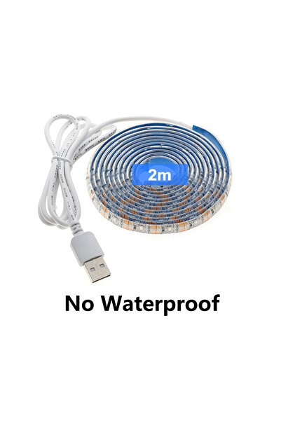 Choice شريط إضاءة LED بالأشعة فوق البنفسجية مقاوم للماء بطول 2 متر، 5 فولت تي...
