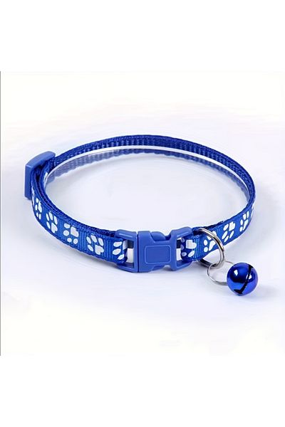 Choice NAVY Fashion Pet Cats Collar Colorful Pattern Cute Bell Adjustable Collars For Cats Kitten DIY Ring