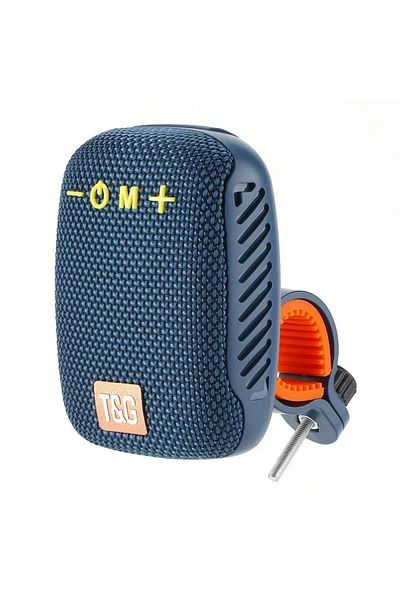 T&G TG392 Blue Outdoor Bicycle TG392 Portable Bluetooth Speaker TWS Wireless Mini Bass FM Radio Soundbar