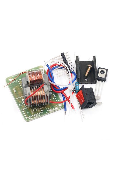 AOKIN 15KV High Frequency DC High Voltage Arc Ignition Generator Inverter Boost Step Up 18650 DIY Kit U...