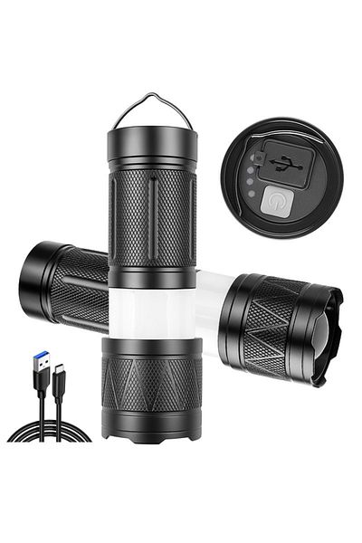 Choice Upgraded version 50000LM Ultra Bright LED Flashlight,12000mAh Rechargeable Zoomable Tactical Torch,