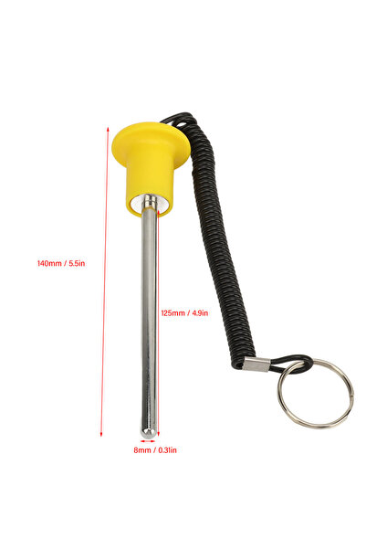 Choice دبوس قفل اختيار وزن الصالة الرياضية باللون الأصفر، دبوس مغناطيسي بقطر ...