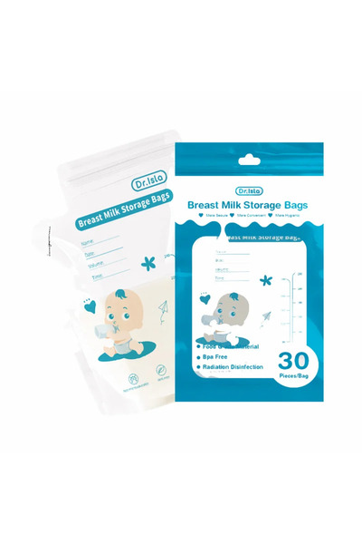 dr.Isla 30 قطعة 250 مل MAMIJOY 250 مل/30 قطعة كيس تخزين حليب الثدي سعة صغيرة ...