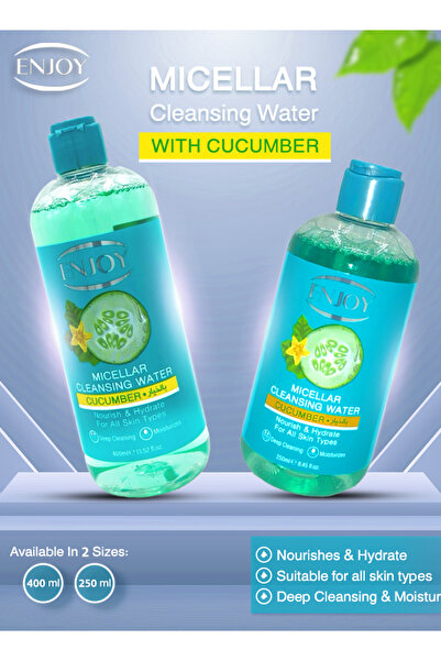 Enjoy Micellar Water Cucumber 250ml – Gentle, Hydrating Cleanser for All Skin Types
