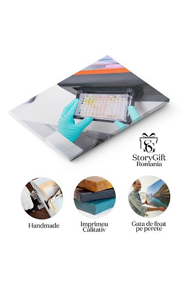 StoryGift Romania Canvas Print Microplate Spectrophotometer Used by Researchers in Laboratory Instrument Es