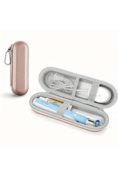 Choice حقيبة تخزين محمولة من مادة EVA ذهبية اللون لحمل فرشاة الأسنان الكهربائ...