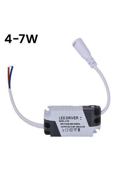 Choice 4-7w Led Constant Current Driver Ac85-265v 3-4w 4-7w 8-12w 12-18w 18-24w 24-36w Power Supply Adapter