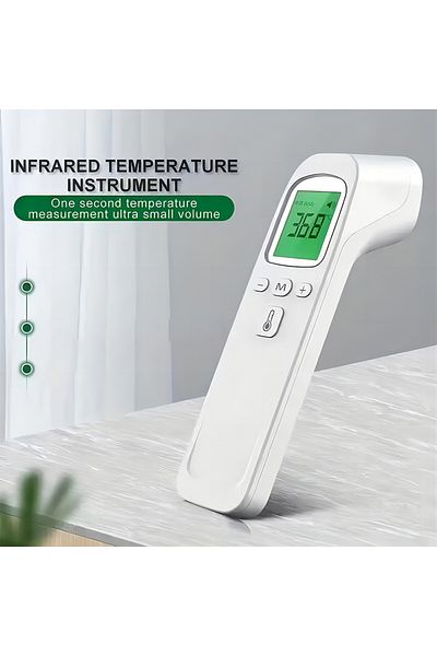 Fireurus White Home Health Monitors Thermometer Non Contact Infrared Digital Thermometer Body Temperature Fev