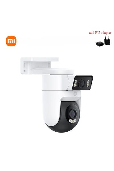 Xiaomi Add Eu Adapter New Outdoor Cw500 Dual Camera Version Ip66 Security Protection Cctv Ai Detecti