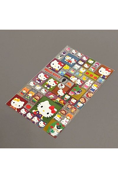 Choice Hello Kitty 1pc Cartoon Kawaii Hello Kitty Soft Rubber DIY Handmade Sticker Sticker Cute Girls Phone