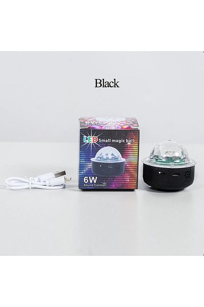 Choice black 3 Watt Mini LED Effect Stage Light Interior Ambient Light Decoration Rechargeable Laser Disco