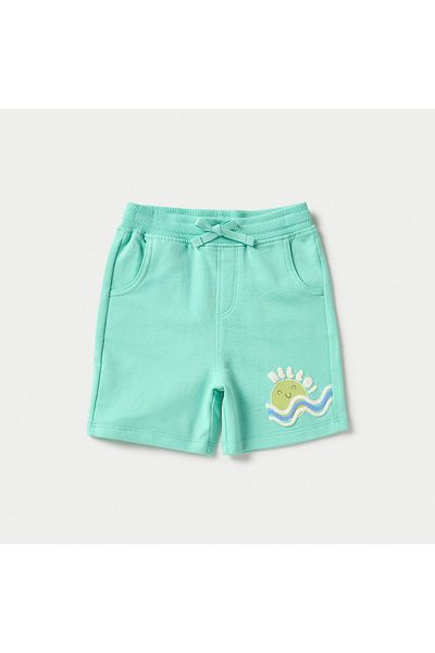 Juniors Printed Shorts With Drawstring Closure - Set Of 2