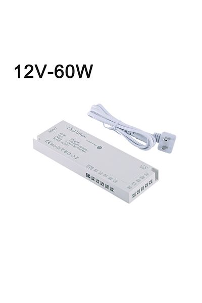 Choice 12V-60W AC 176V-265V to DC 12V 150W Cabinet LED Light Power Supply Closet Motion Sensor Constant Vol
