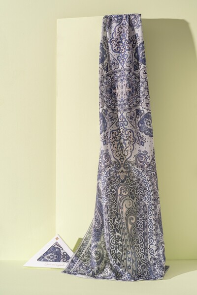 JAWEL شال تلوز ناعم بنمط عرقي للسيدات