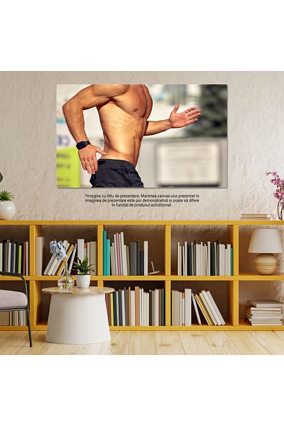StoryGift Romania Canvas Painting 40 x 25CM - Health and Fitness in the Park: Outdoor Training 40x25CM STG