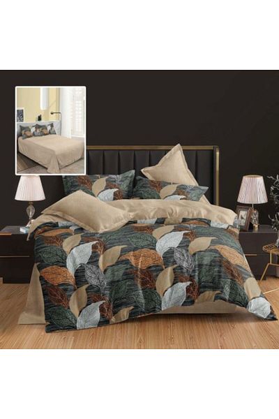 Pucioasa Double Bedding Set - Multicolor - Cotton–Polyester