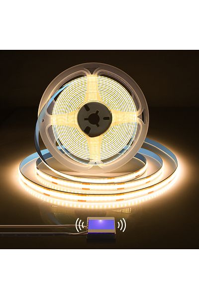 MALITAI 3M Warm White Makeup Mirror Backlight Lighting COB 5V USB LED Strip Penetrate Mirror Touch Sensor Sw