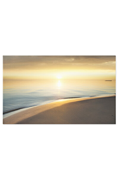 StoryGift Romania Tablou Canvas Peisaj Marin Vara, Ocean Si Plaja, Apa, Coast...