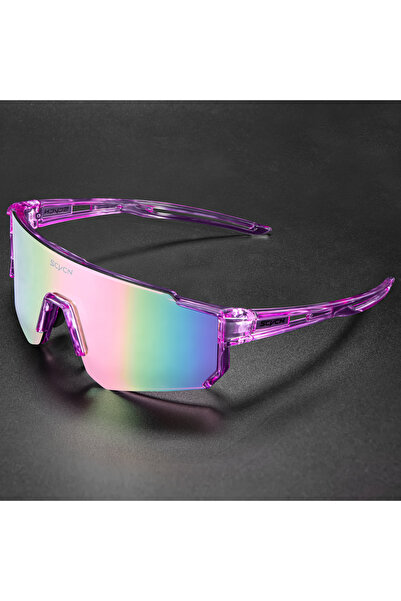 Choice نظارات شمسية SCVCN لركوب الدراجات، بدون علبة، عدسة واحدة، نظارات شمسية...