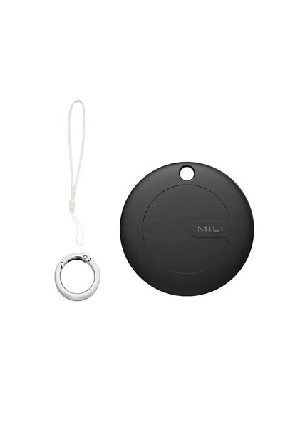 DIXSG Black MiLi Smart GPS Tracker Mitag Bluetooth Locator Anti-Lost Device Mobile Keys Pet Elderly Kids F