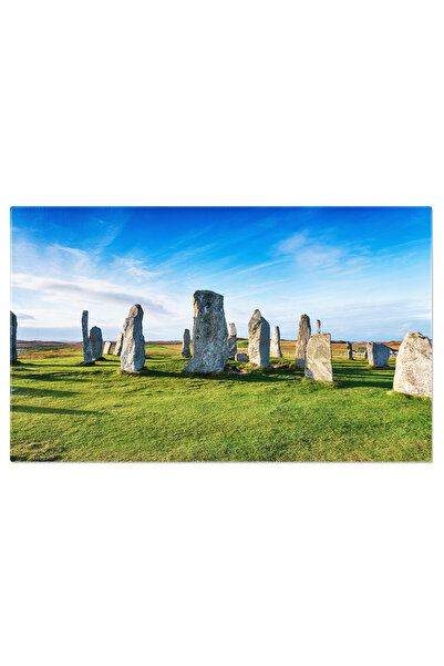 StoryGift Romania Tablou Canvas Cercul De Piatra Callanish, Scotia, Piatra, C...