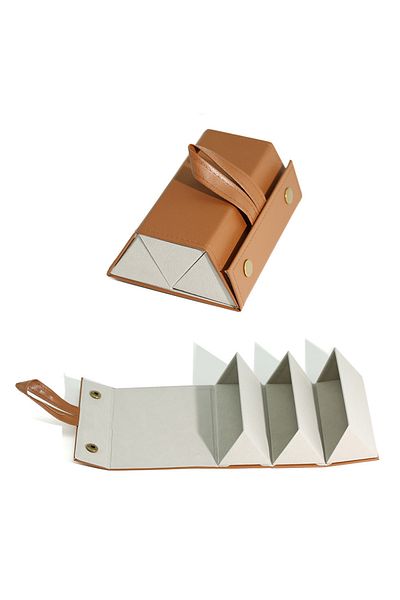 Choice Brown Triplet Folding Glasses Case, Anti-stress Sunglasses Case, Personalized Sunglasses Case, Glass