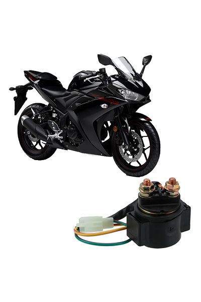 Choice 12V 20W Motorcycle Solenoid Starter Relay 2 Pin 2 Wires Accessories For GY6 50CC 125CC 150CC Scoo...
