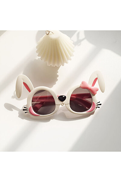 Choice ABI826 نظارات شمسية جديدة للفتيات على شكل أرنب صغير نظارات شمسية للأطف...