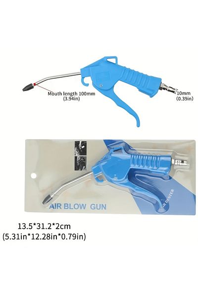NIUXIANG Short Blue High Pressure Air Dust Collector, Pneumatic Tool Parts, Rust Proof Air Blower, Industrial