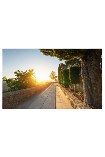 StoryGift Romania Tablou Canvas 140 x 90CM Paseo de los Ingleses la Apus Anda...