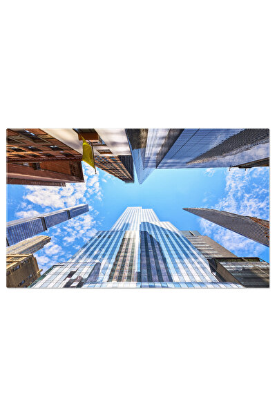 StoryGift Romania Tablou Canvas - Skyline-ul New York-ului La Inaltime, Cu Cladiri Si Turnuri Moderniste Intr-un