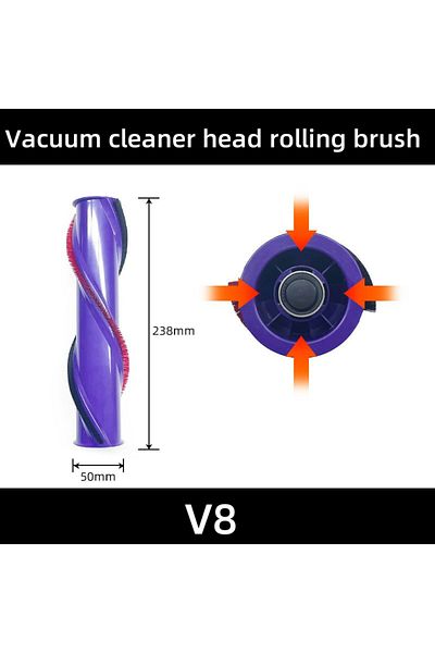 Choice V8 For Dyson V6 V8 V10 V11 Cordless Vacuum Cleaner Replacement Brushroll Electric Brush Head Roller