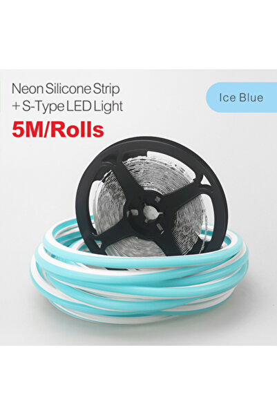 Choice 5 لفات عرض 6 مم من جل السيليكا النقي باللون الأزرق الجليدي 6/8 مم، 5 ل...