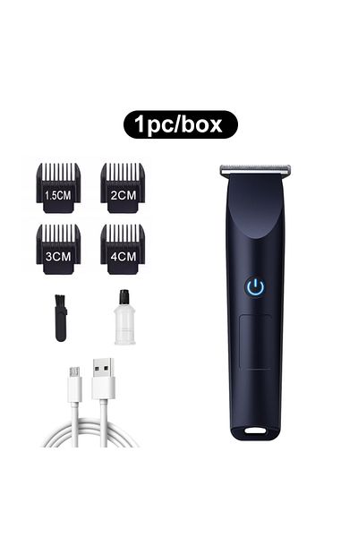 Choice تصميم أسود لرأس القاطع القابل للتعديل مع شحن USB لقص الشعر الكهربائي واللحية