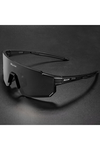 Choice نظارات شمسية DZ-S1411-B-04 SCVCN لركوب الدراجات، عدسات واحدة، بدون علب...