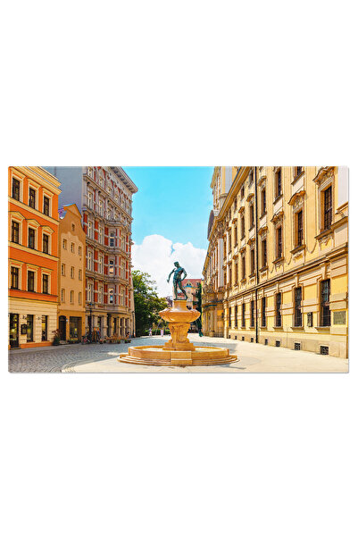 StoryGift Romania Tablou Canvas Fasada Universitatii Wroclaw Polonia, Arhitec...