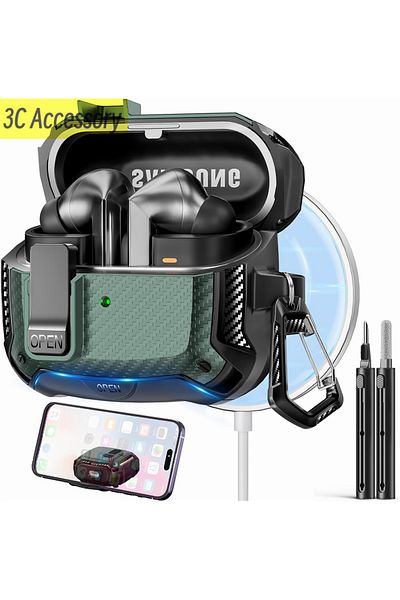 Choice For Buds3 Pro Case with pen 2025 New Phone Stand Case For Samsung Galaxy Buds 3 Pro Case With Secure