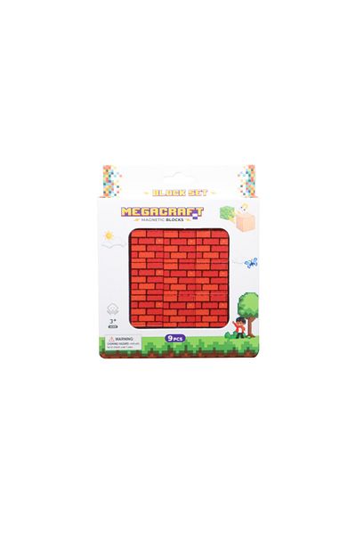 Megacraft Magnetic Blocks Brick Patterned Block