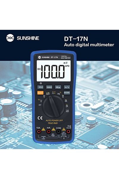 Choice DT-17N SUNSHINE DT-17N Fully Automatic Digital Multimeter with LCD Display Auto Identification Rang