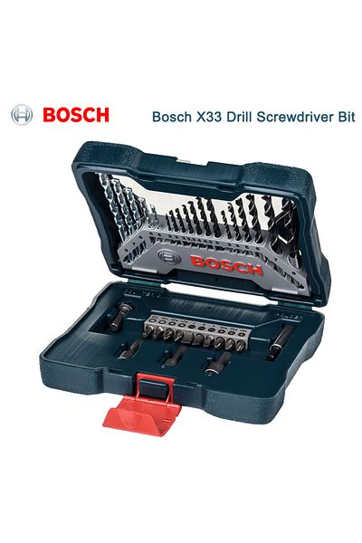 Bosch X-line Screwdriver Bit Drill Bit Mixing Set 33 Pcs Wood Metal Stone Drill Bit For Gsb/gbm/t...