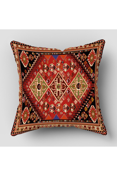 Choice غطاء وسادة بنمط سجادة فارسية مقاس 45×45 سم، غطاء وسادة أريكة لغرفة الم...