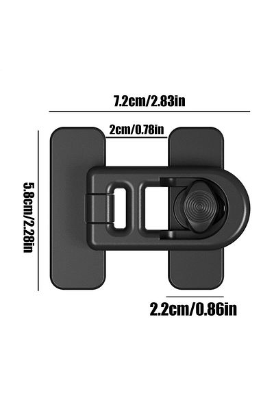Choice Black 1 Pcs Home Refrigerator Lock Fridge Freezer Door Catch Lock Toddler Kids Child Oven Cabinet Sa