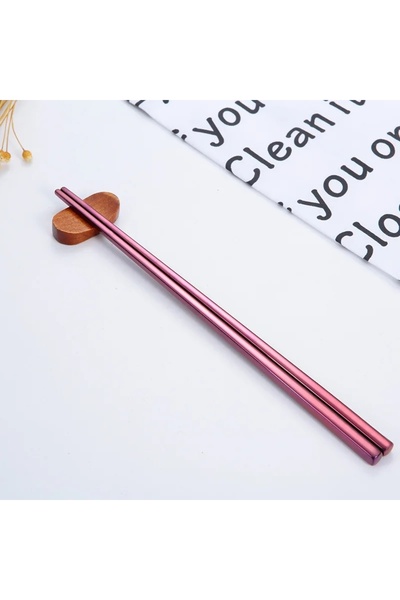 Choice زوج واحد من عيدان تناول الطعام المصنوعة من الفولاذ المقاوم للصدأ باللو...