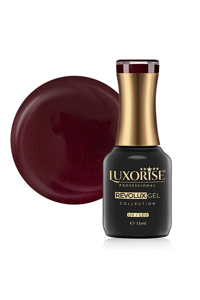 LUXORISE Oja semipermanentă Revolux LUXORISE, culoare metalizată căpșuni, 15 ml