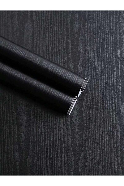 Choice ورق حائط هيمووين من البولي فينيل كلوريد بنمط الخشب الأسود، مقاس 40 سم ...