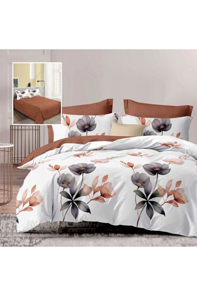 Pucioasa Double Bedding Set - Multicolor - Cotton–Polyester