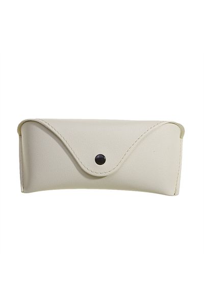 Choice Beige Summer Glasses Box Solid Color High-end Pu Leather Sunglasses Myopia Glasses Pressure Resistan