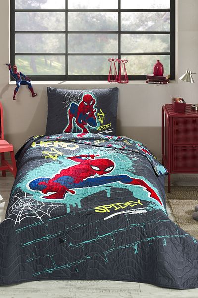 Özdilek Spiderman Street Single Disney Licensed Children's Bedspread 160X230 cm
